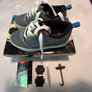 Gray Heelys youth size 1, barely used